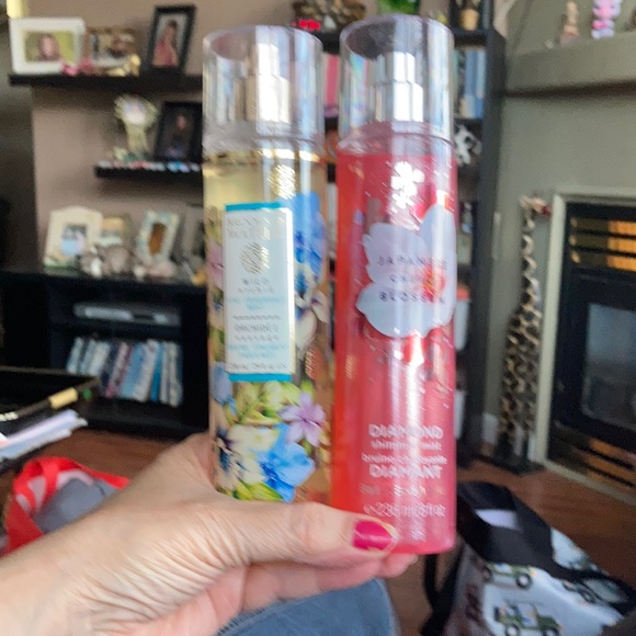 Bath & Body Works Other - Duo of Japanese Cherry Blossom/Wild Orchid Fragrance Mists 236ml ea. Full!!!